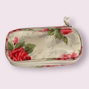 Cath Kidston Vintage Rose Zipper Pouch Cosmetic Make-Up Mirror